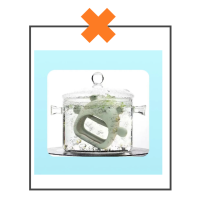 Siliconen bijtring beer groen